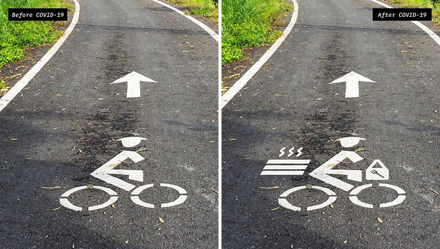 Artist Reimagines 10 Street Signs Inspired By Quarantine