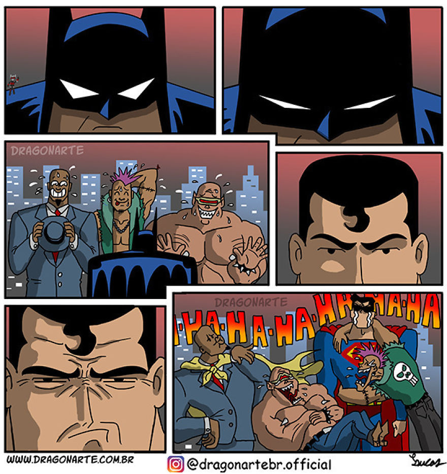 Artist Shows The Daily Lives Of Our Favorite Superheroes And The Result Is Hilarious