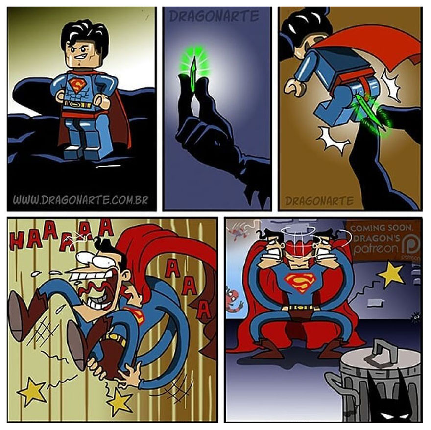 Artist Shows The Daily Lives Of Our Favorite Superheroes And The Result Is Hilarious