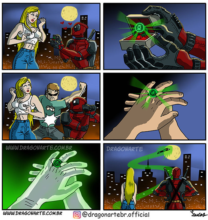 Artist Shows The Daily Lives Of Our Favorite Superheroes And The Result Is Hilarious