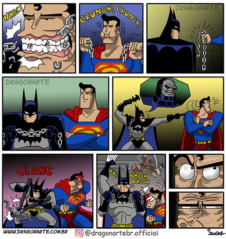 Artist Shows The Daily Lives Of Our Favorite Superheroes And The Result Is Hilarious