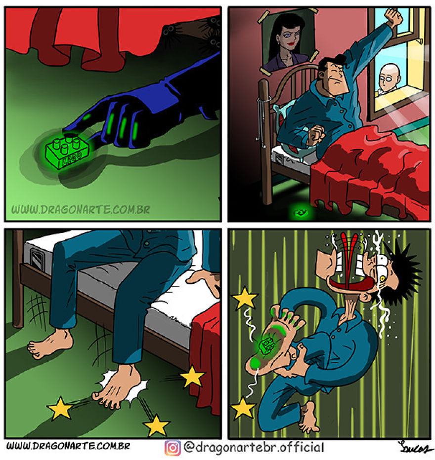 Artist Shows The Daily Lives Of Our Favorite Superheroes And The Result Is Hilarious