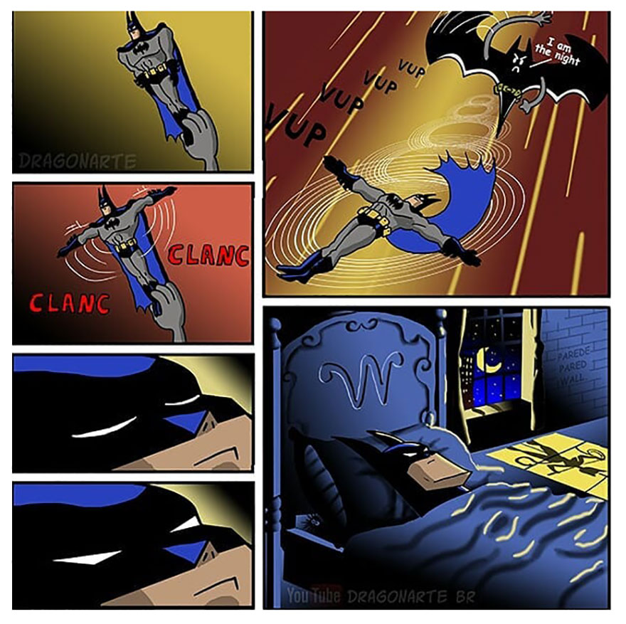 Artist Shows The Daily Lives Of Our Favorite Superheroes And The Result Is Hilarious