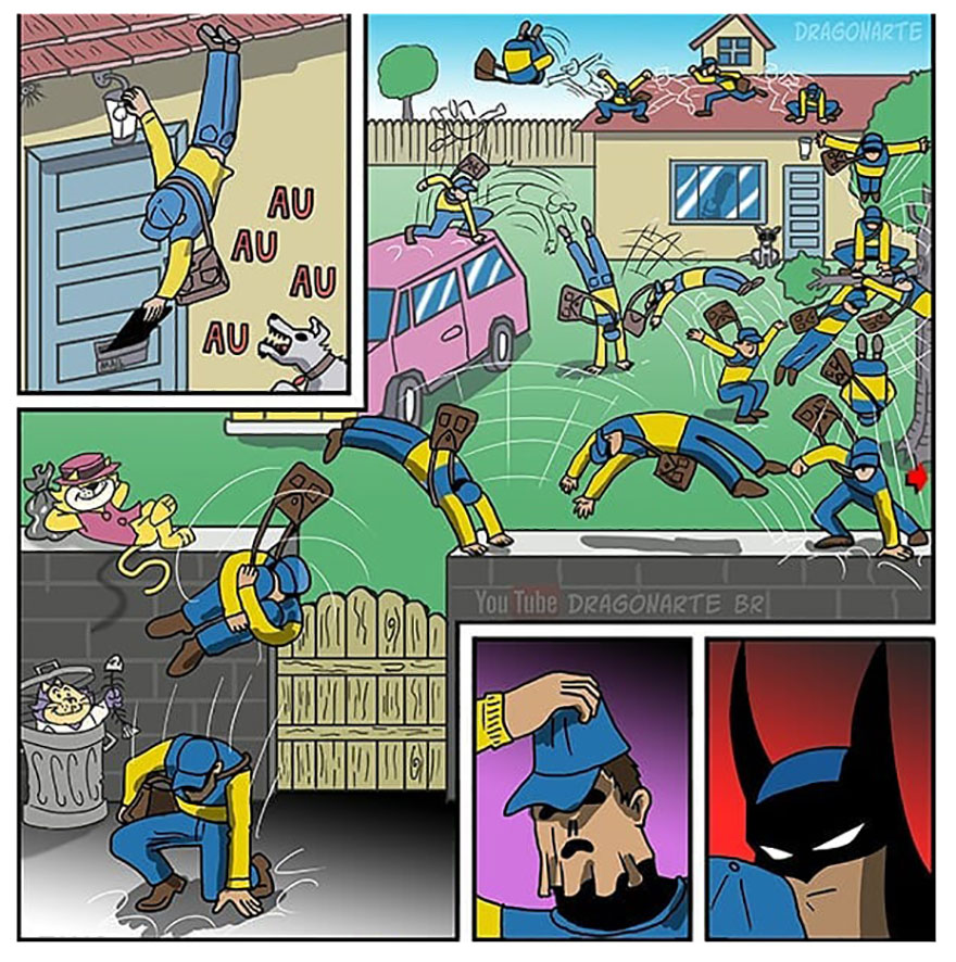 Artist Shows The Daily Lives Of Our Favorite Superheroes And The Result Is Hilarious