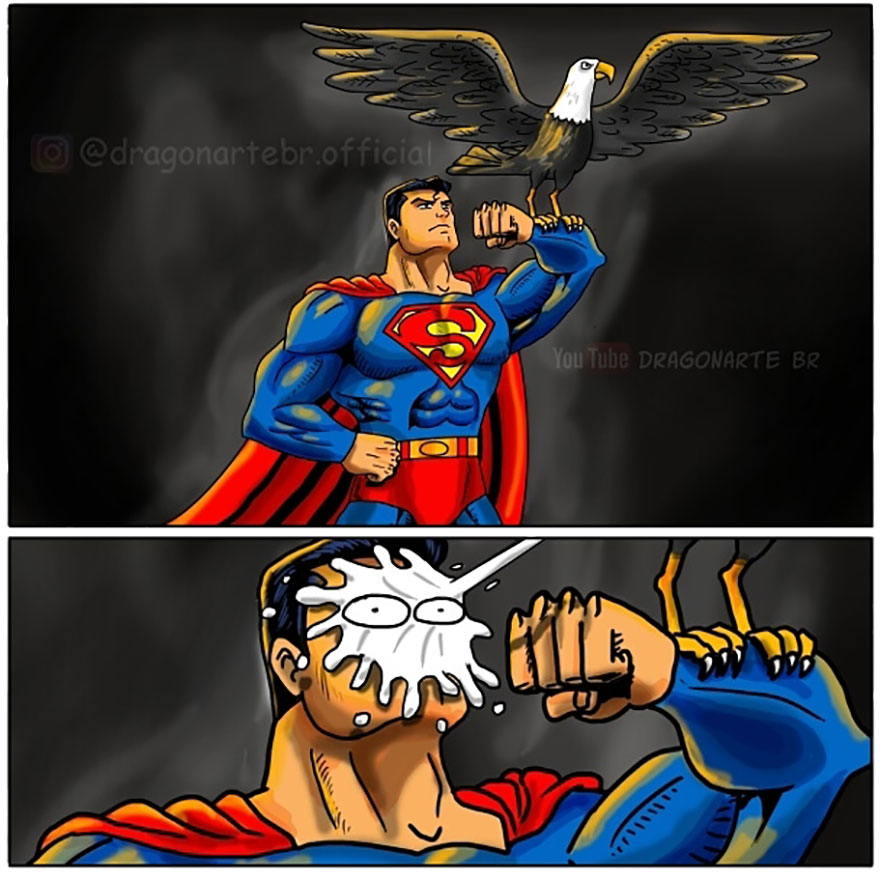 Artist Shows The Daily Lives Of Our Favorite Superheroes And The Result Is Hilarious