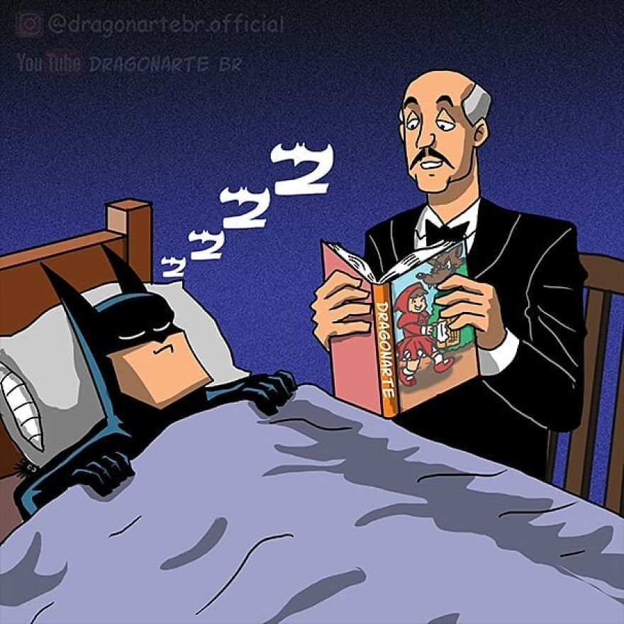 Artist Shows The Daily Lives Of Our Favorite Superheroes And The Result Is Hilarious