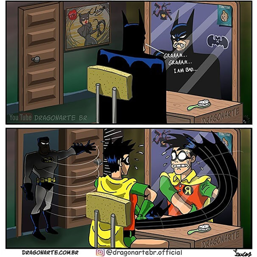 Artist Shows The Daily Lives Of Our Favorite Superheroes And The Result Is Hilarious