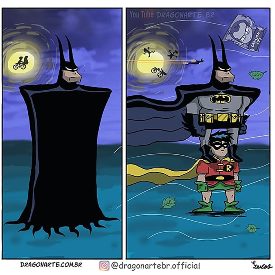 Artist Shows The Daily Lives Of Our Favorite Superheroes And The Result Is Hilarious