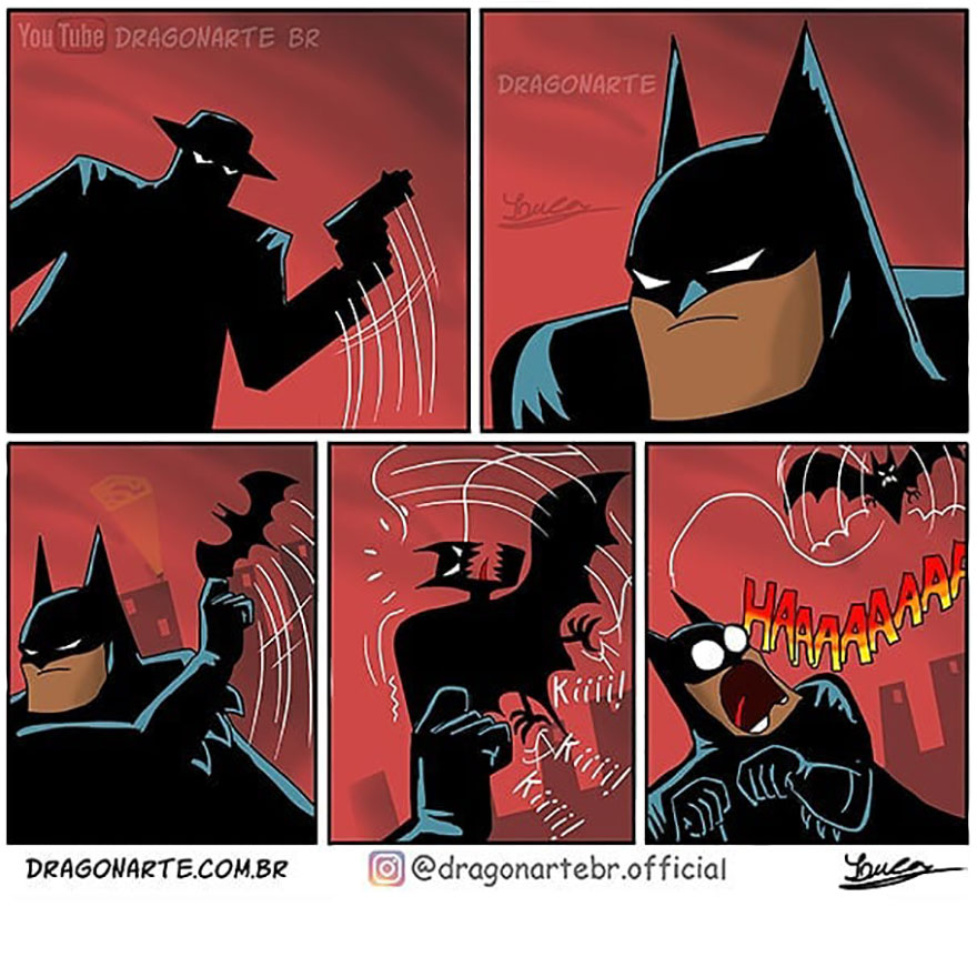 Artist Shows The Daily Lives Of Our Favorite Superheroes And The Result Is Hilarious