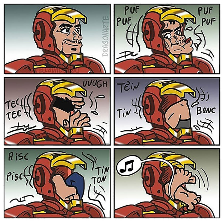 Artist Shows The Daily Lives Of Our Favorite Superheroes And The Result Is Hilarious