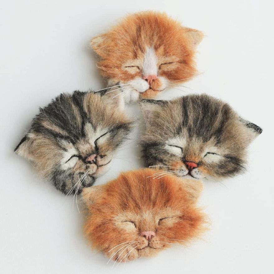 Russian Artist Produces Kittens Made Of Wool So Cute You Will Want One