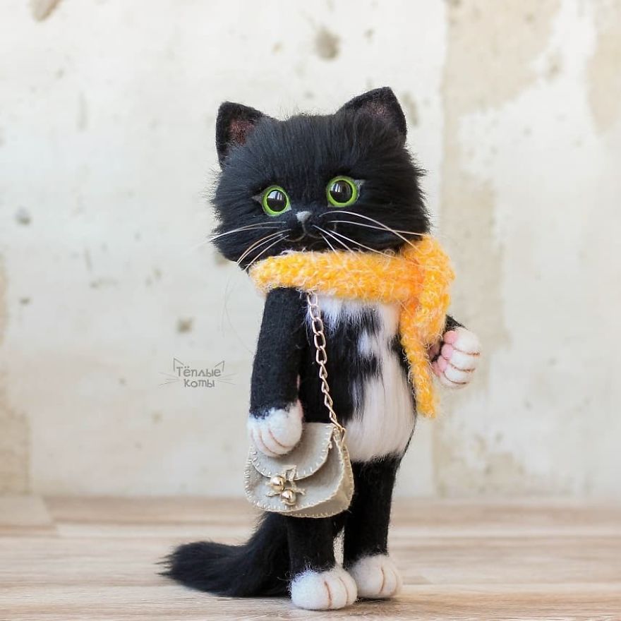 Russian Artist Produces Kittens Made Of Wool So Cute You Will Want One