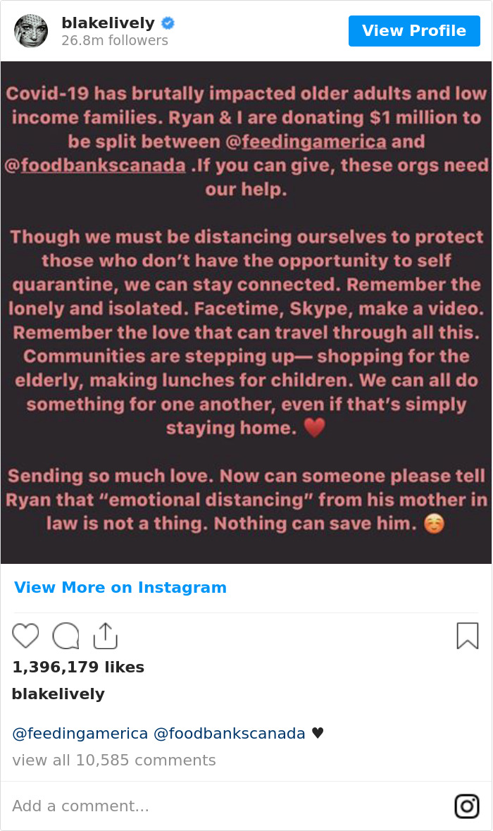 Blake Lively Roasts Ryan Reynolds's Quarantine Haircut, So He Fires Back About Her Birth Control Blake Lively Roasts Ryan Reynolds's Quarantine Haircut, So He Fires Back About Her Birth Control