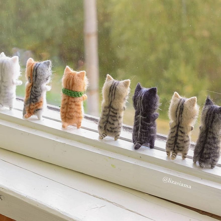 Russian Artist Produces Kittens Made Of Wool So Cute You Will Want One