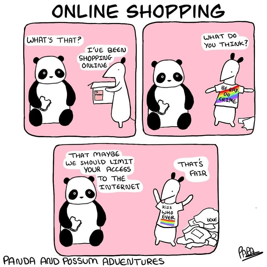 Panda And Possum Adventures- Webcomic