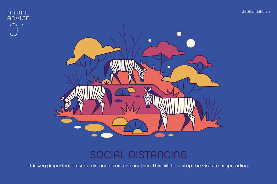 9 Illustrations I Created With Animals Giving Advice On The Pandemic And Quarantine 9 Illustrations I Created With Animals Giving Advice On The Pandemic And Quarantine