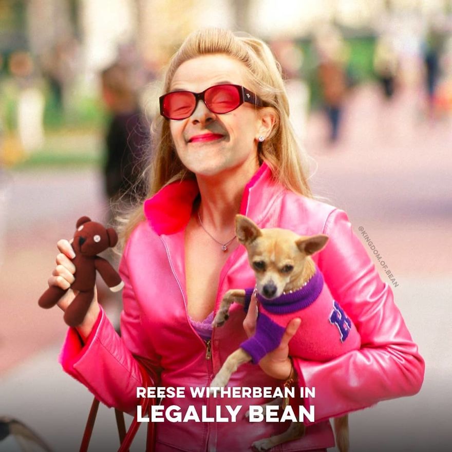 Reese Witherspoon In "Legally Blonde" As Mr. Bean