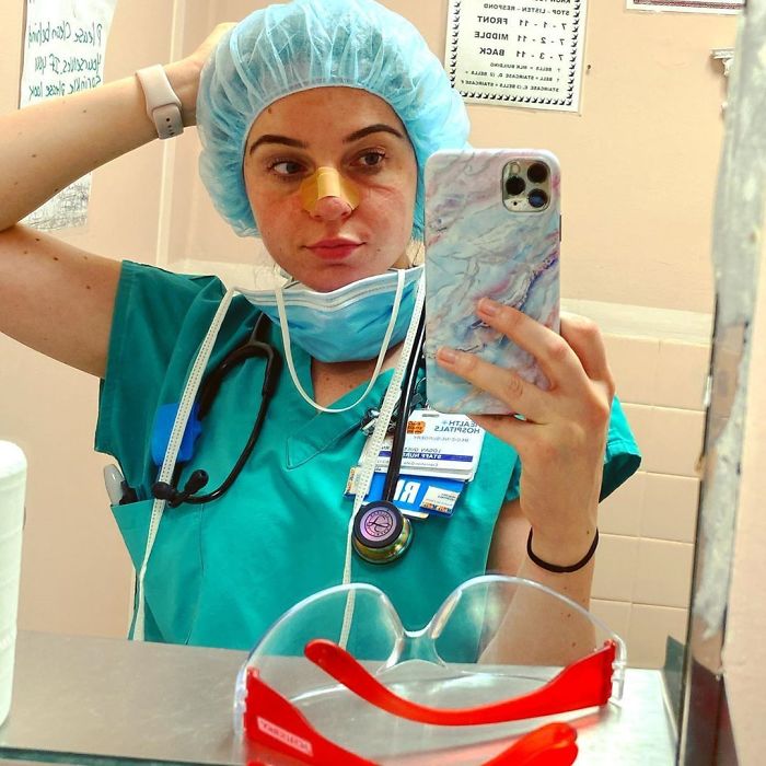 "I’m A Nurse, And Most Of You Are Probably Sick Of Seeing Me In Scrubs With My New Busted Face"