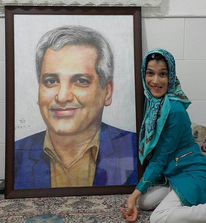 Disabled-Iranian-Artist-Draws-With-Feet-Fatemeh-Hammami-Nasrabadi