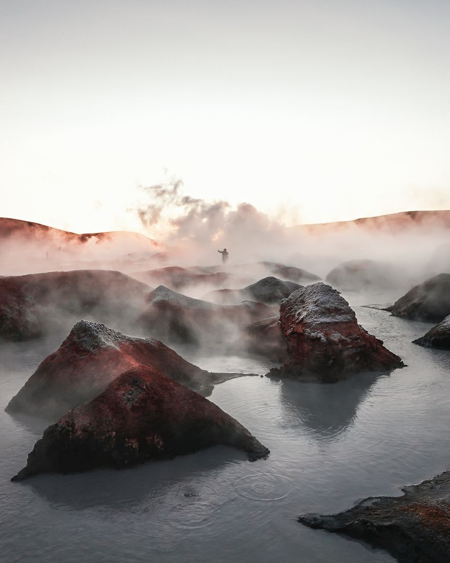 Bubbling Boiling Water In Bolivia