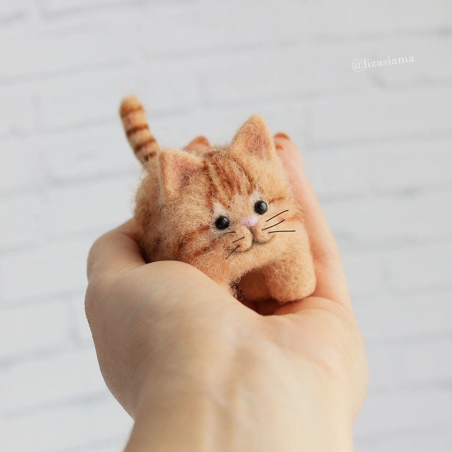 Russian Artist Produces Kittens Made Of Wool So Cute You Will Want One
