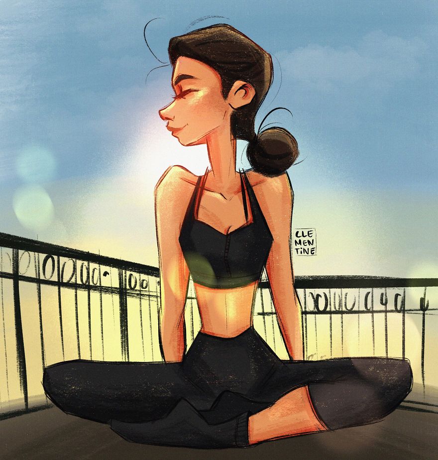 I Made Illustrations Of Daily Life In Quarantine