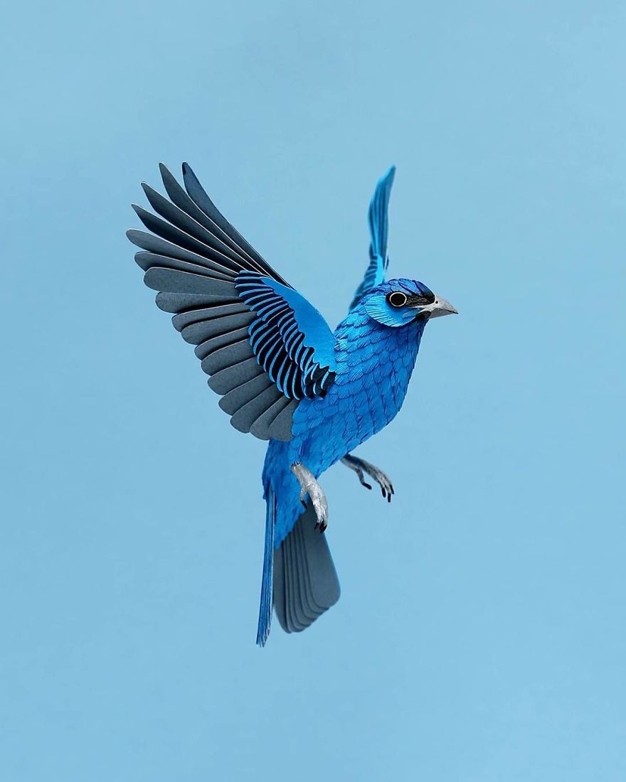 Colombian Artist Makes Unbelievable Paper Birds