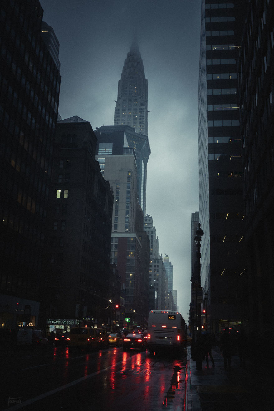 Gotham And Blade Runner Inspired Photos Of New York Before The Lockdown