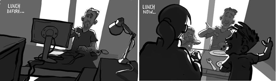 Day 3: Lunch Before. Lunch Now