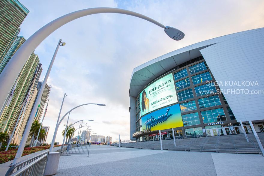 American Airlines Arena Downtown Miami, 8 Am