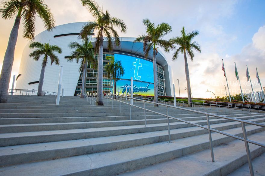 American Airlines Arena Downtown Miami, 8 Am