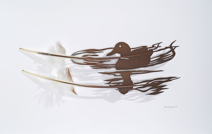 Chris Maynard At Featherfolio Returns With More Feather Carvings