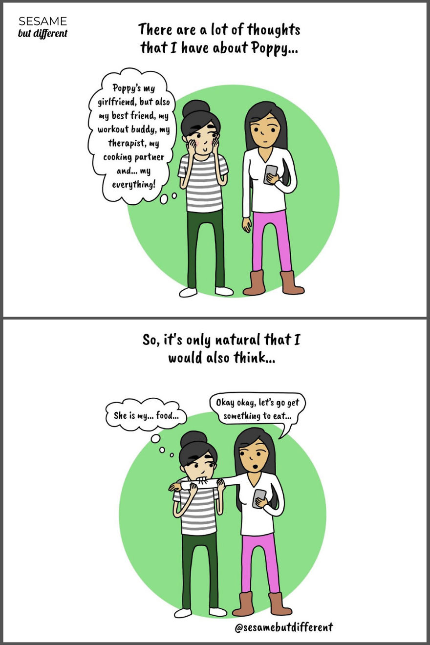 10 Cute And Heartwarming Lesbian Comics I Made About My Relationship With My Girlfriend