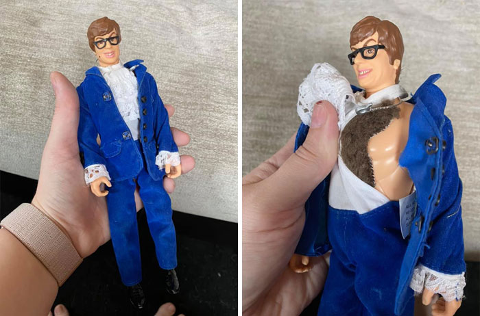 Groovy, Baby! Complete With Velour Suit And Sewn-In Chest Hair. Mcchord Thrift Shop In Wa State