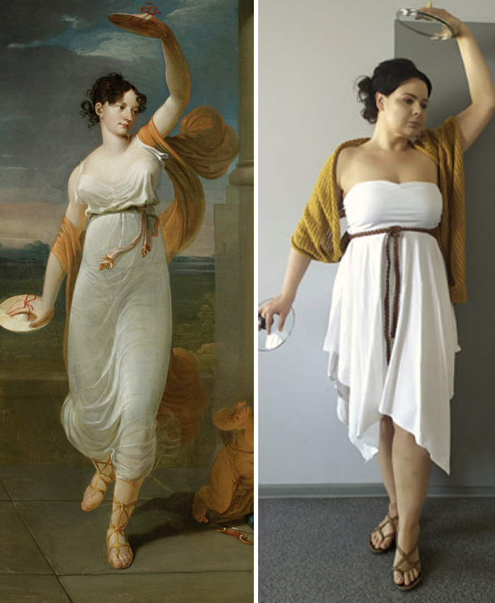 Jan Rustem, "Portrait of Maria Mirska, Barbara Szumska and Adam Napoleon Mirski", around 1808