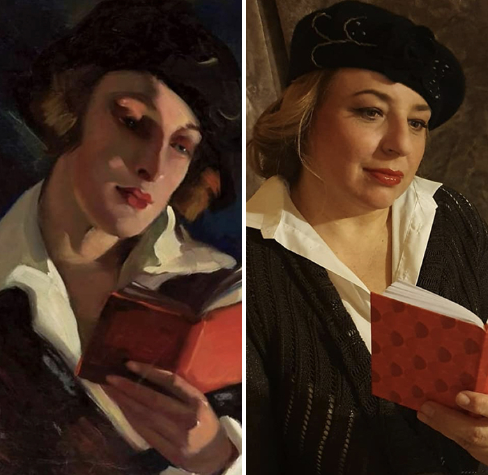 Irena Łuczyńska-Szymanowska, "Reading", 1930s