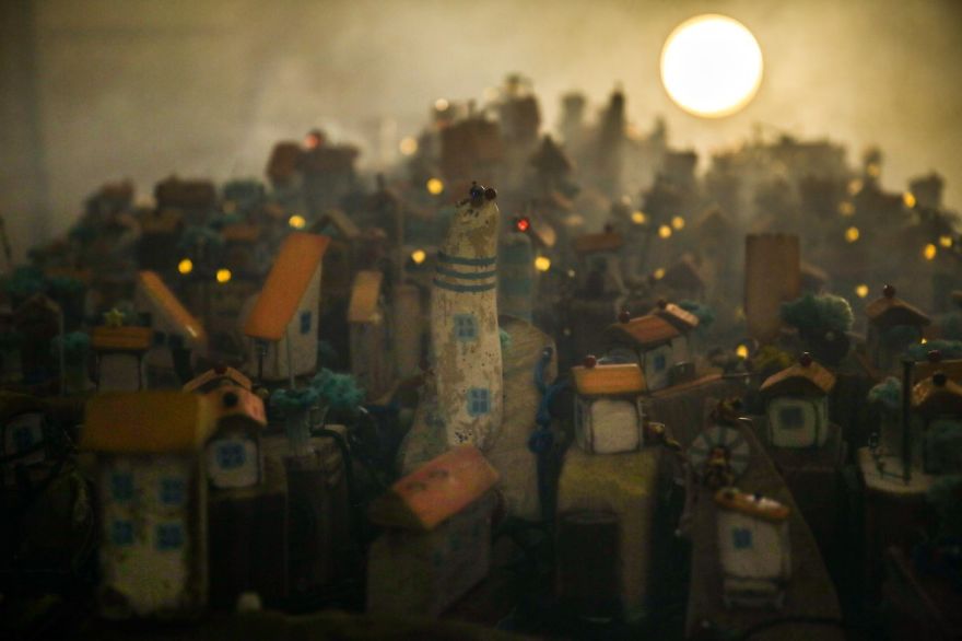 I Created These Miniatures From Beach Trash