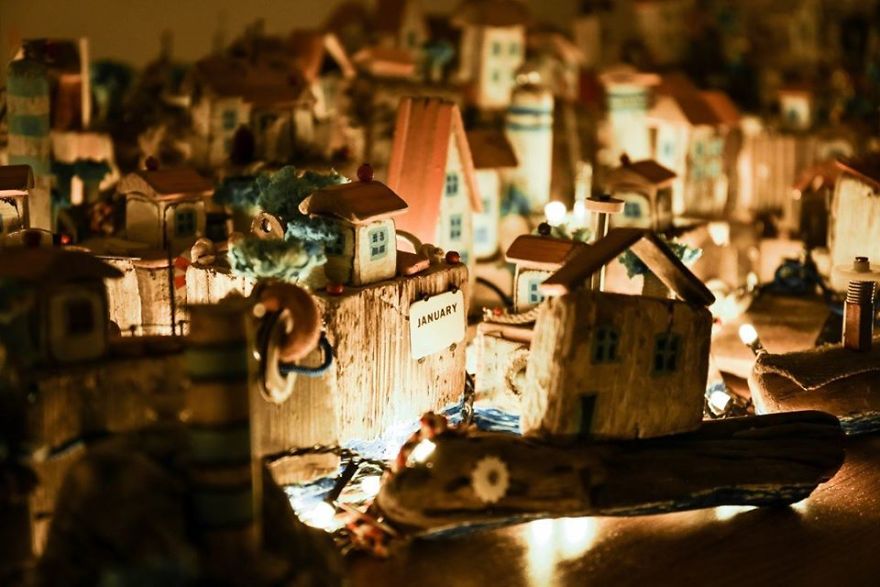 I Created These Miniatures From Beach Trash