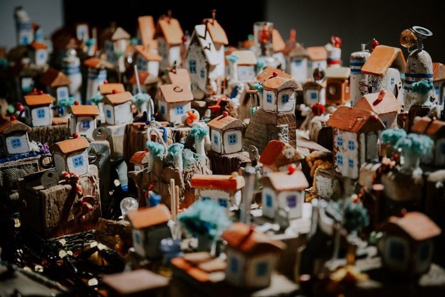 I Created These Miniatures From Beach Trash