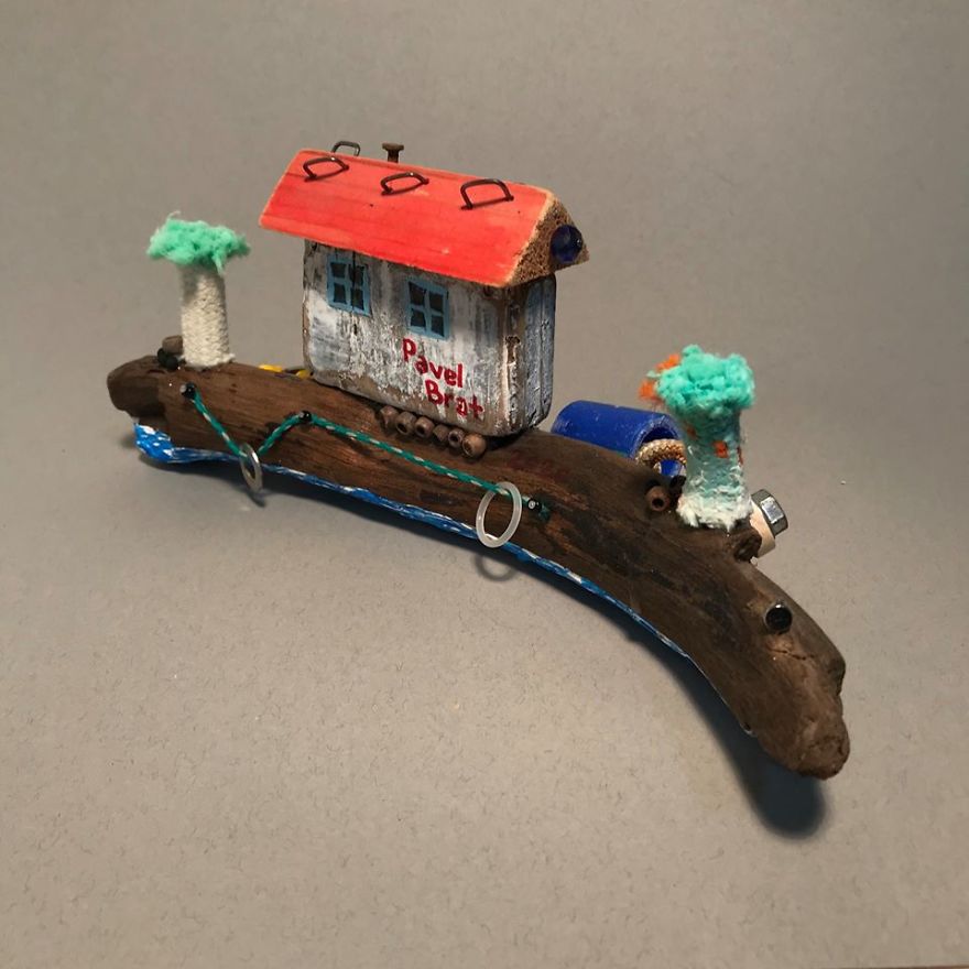 I Created These Miniatures From Beach Trash