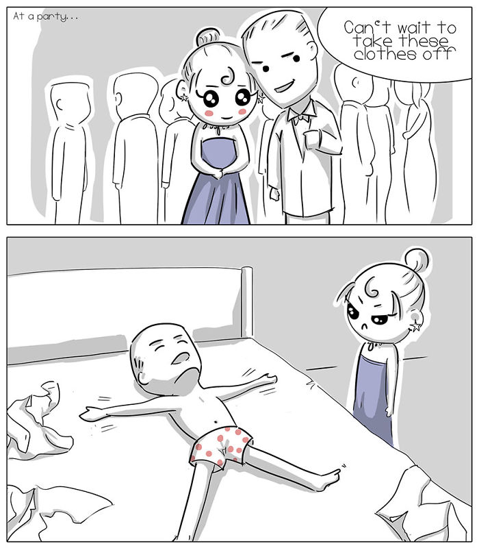 I Illustrated My Relationship With My Fiancée In These 14 Cute And Funny Comics I Illustrated My Relationship With My Fiancée In These 14 Cute And Funny Comics