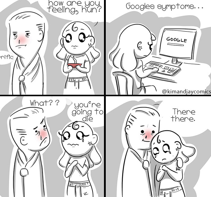 I Illustrated My Relationship With My Fiancée In These 14 Cute And Funny Comics I Illustrated My Relationship With My Fiancée In These 14 Cute And Funny Comics