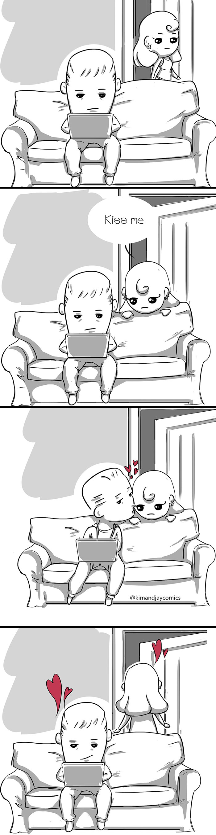 I Illustrated My Relationship With My Fiancée In These 14 Cute And Funny Comics I Illustrated My Relationship With My Fiancée In These 14 Cute And Funny Comics