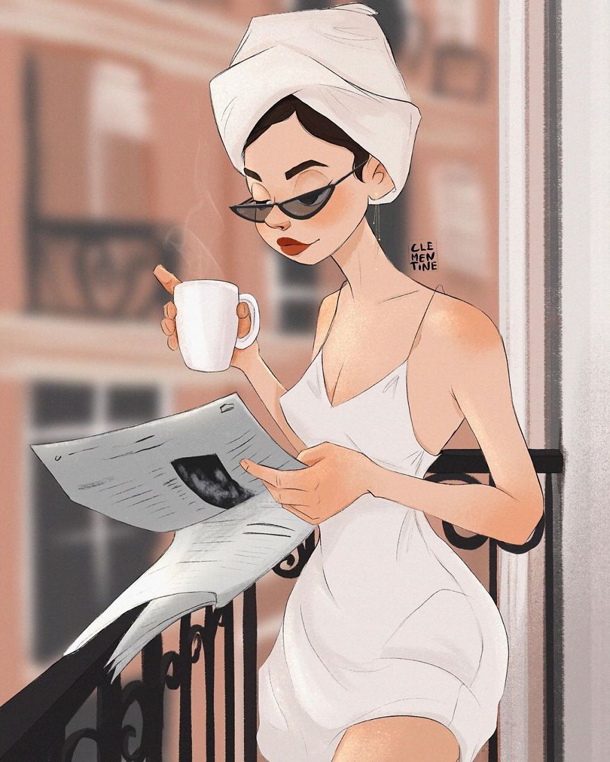 I Made Illustrations Of Daily Life In Quarantine