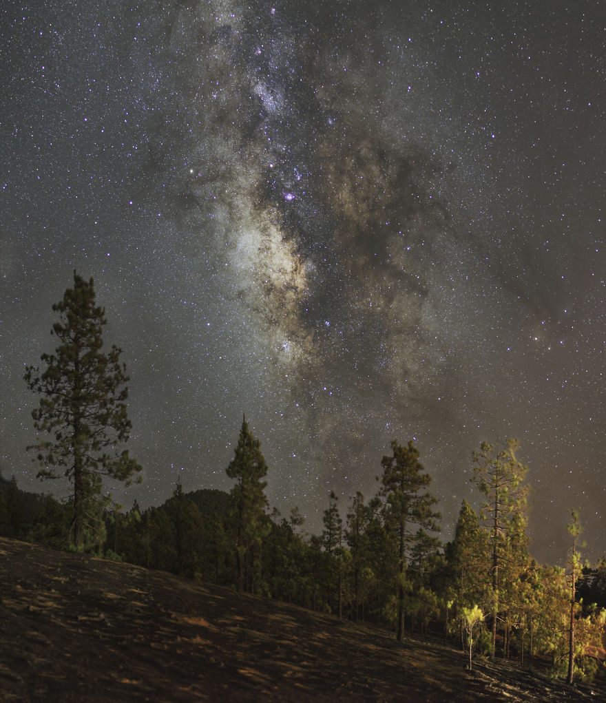 I Worked On A Building Site During Daytime To Explore The Infamous Night Sky Of La Palma At Night With My Camera I Worked On A Building Site During Daytime To Explore The Infamous Night Sky Of La Palma At Night With My Camera