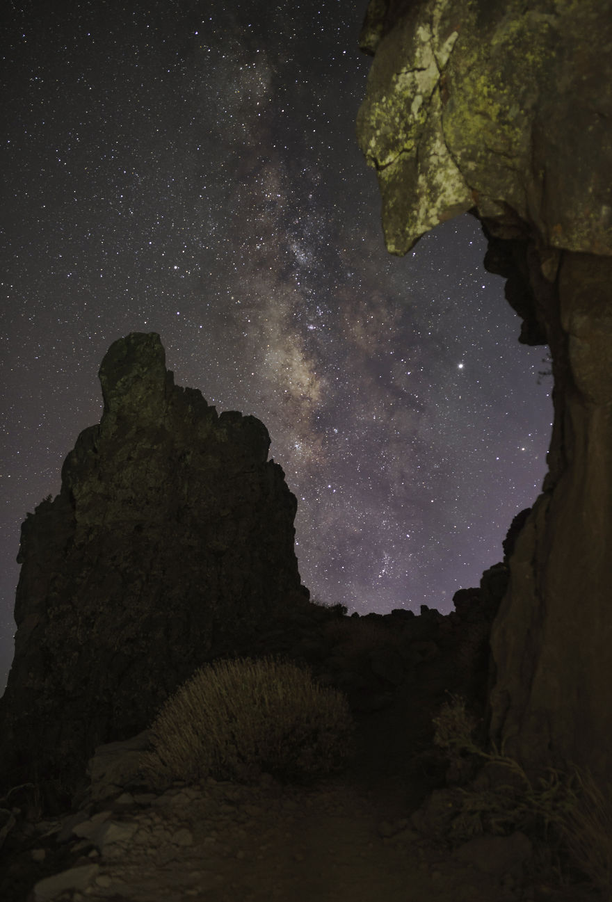 I Worked On A Building Site During Daytime To Explore The Infamous Night Sky Of La Palma At Night With My Camera I Worked On A Building Site During Daytime To Explore The Infamous Night Sky Of La Palma At Night With My Camera
