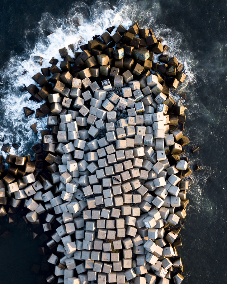 Drone Photography Captures Barcelona's Architectural Symmetry From Above Drone Photography Captures Barcelona's Architectural Symmetry From Above