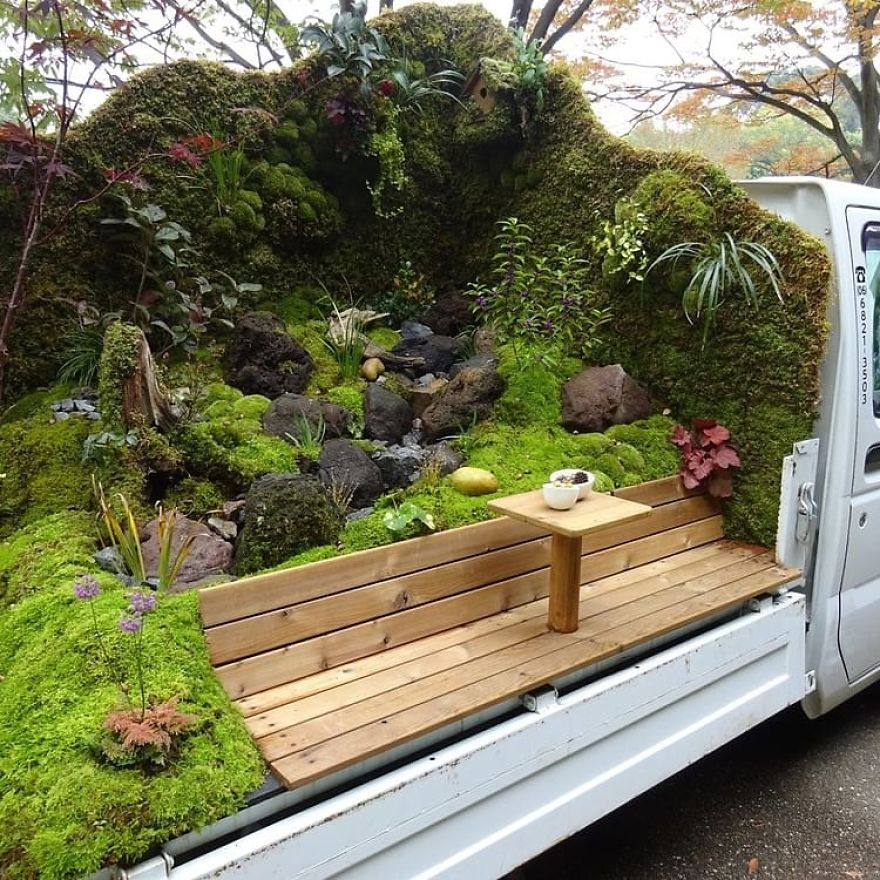 Landscaping In The Back Of Japanese Mini Pickup Trucks