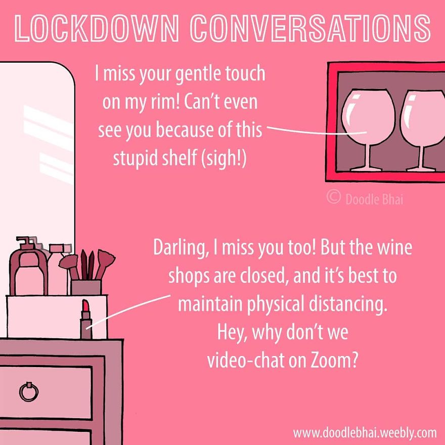 Wine Glass And Lipstick