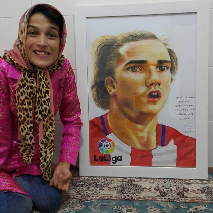 Disabled-Iranian-Artist-Draws-With-Feet-Fatemeh-Hammami-Nasrabadi
